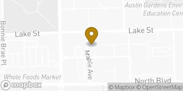 Map showing the location of Starbucks in Oak Park, IL 60301