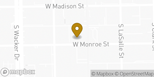Map showing the location of Equinox The Loop in Chicago, IL 60606