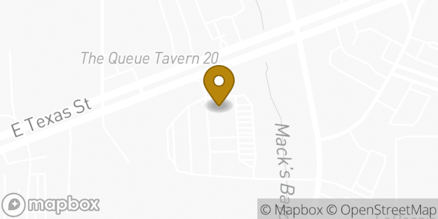 Map showing the location of QuikTrip in Bossier City, LA 71111