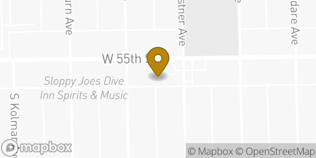 Map showing the location of Amazon Locker - E-Mail in Chicago, IL 60632