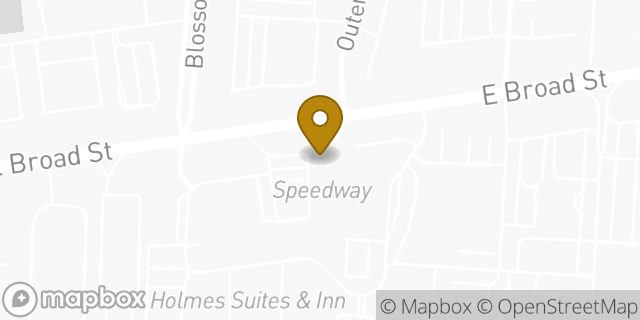 Map showing the location of Amazon Locker - Bookkeeping in Columbus, OH 43213