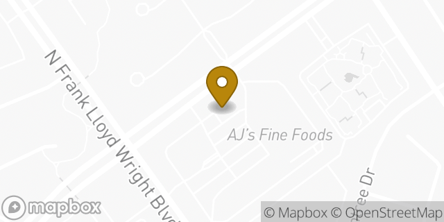Map showing the location of Chipotle Mexican Grill in Scottsdale, AZ 85260
