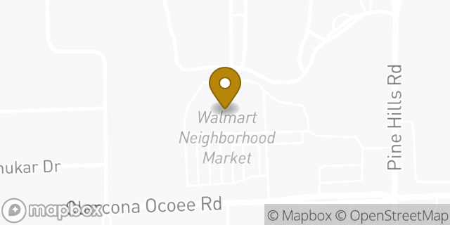 Map showing the location of Walmart Deli in Orlando, FL 32810