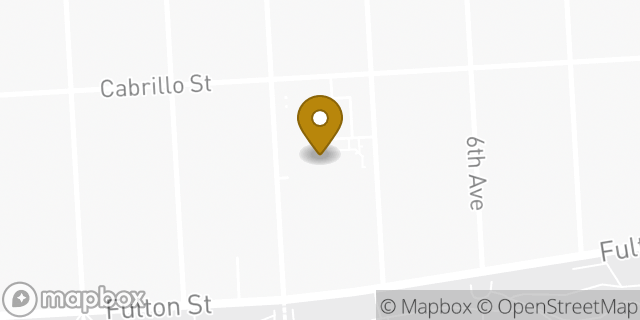 Map showing the location of ATM Safeway in San Francisco, CA 94118