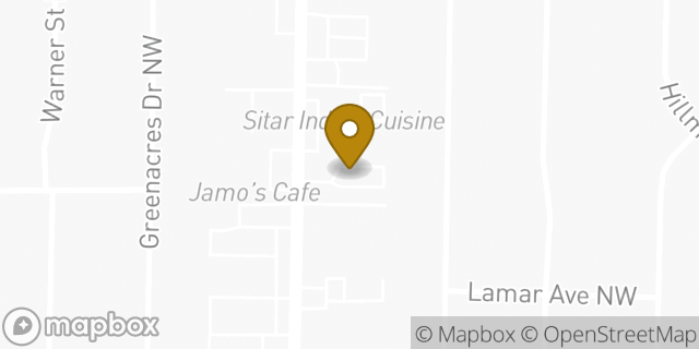 Map showing the location of Subway in Huntsville, AL 35805
