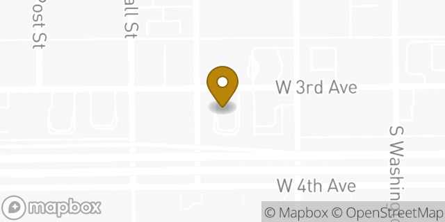Map showing the location of McDonald's in Spokane, WA 99201