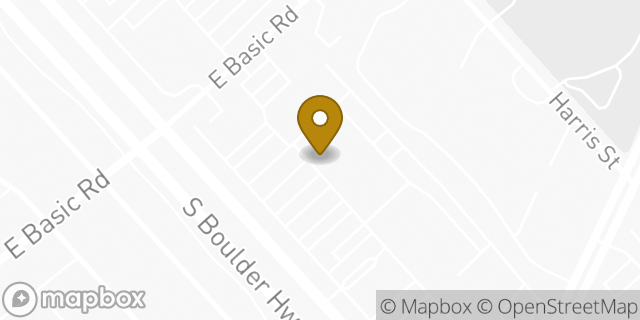 Map showing the location of AutoZone in Henderson, NV 89015