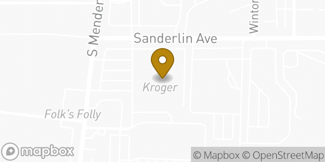 Map showing the location of ATM Kroger in Memphis, TN 38117