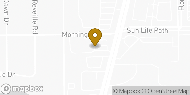 Map showing the location of Dunkin' in Orlando, FL 32809
