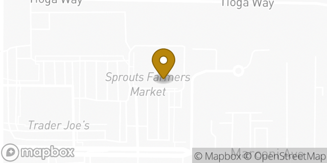 Map showing the location of Sprouts Farmers Market in Sacramento, CA 95821