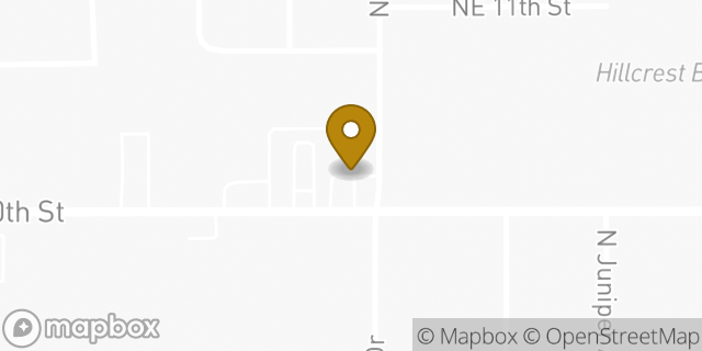 Map showing the location of 7-Eleven in Midwest City, OK 73130