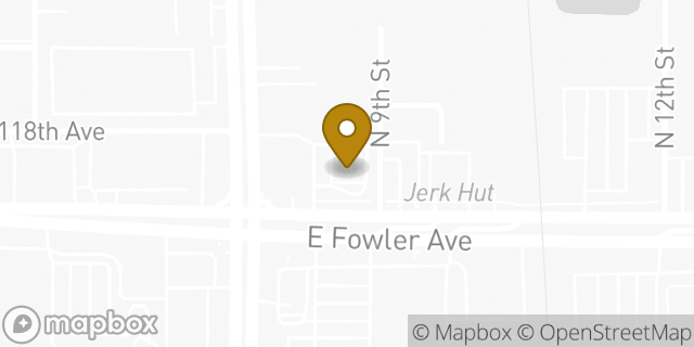 Map showing the location of McDonald's in Tampa, FL 33612