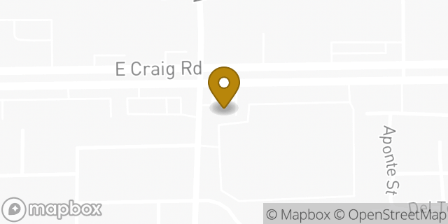Map showing the location of Amazon Locker - Plaster in North Las Vegas, NV 89030