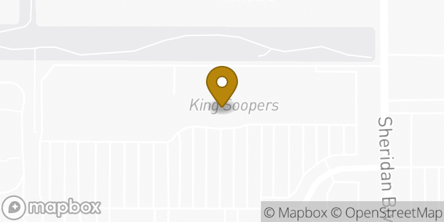 Map showing the location of Starbucks Coffee Company in Broomfield, CO 80020