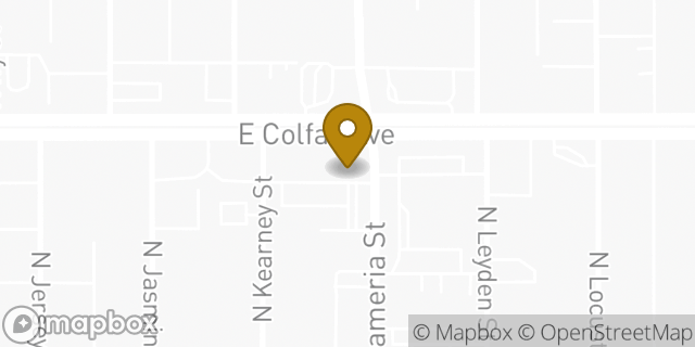Map showing the location of Chase Bank in Denver, CO 80220