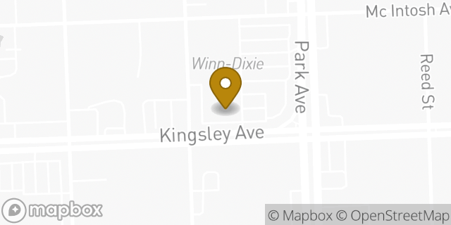 Map showing the location of ATM CVS in Orange Park, FL