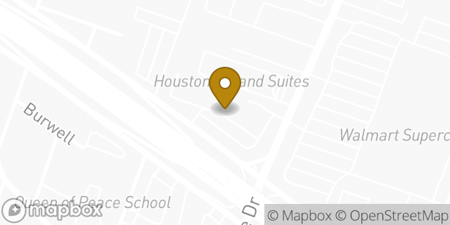 Map showing the location of Coinme in Houston, TX 77023