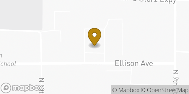 Map showing the location of Penske Truck Rental in Omaha, NE 68110