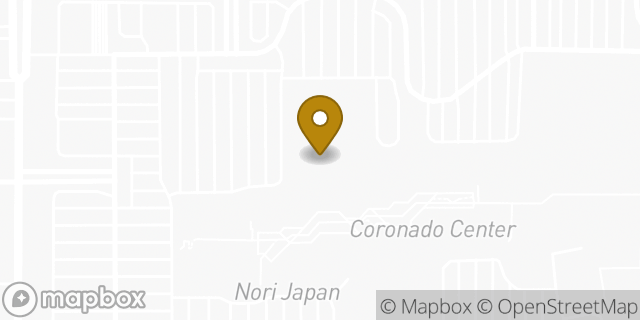 Map showing the location of Starbucks in Albuquerque, NM 87110