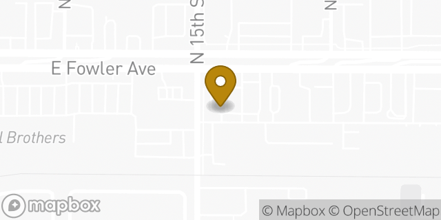 Map showing the location of Starbucks in Tampa, FL 33612