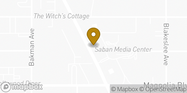 Map showing the location of Chipotle Mexican Grill in North Hollywood, CA 91601