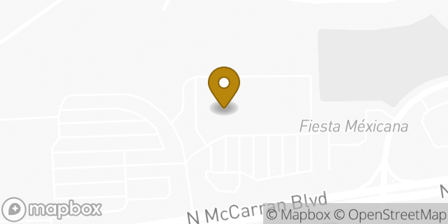 Map showing the location of FedEx ShipSite in Reno, NV 89512