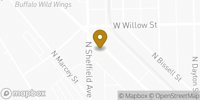 Map showing the location of Subway in Chicago, IL 60614