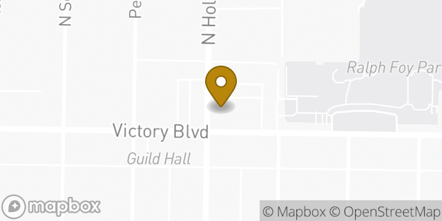 Map showing the location of ATM 7ELEVEN-FCTI in Burbank, CA 91505
