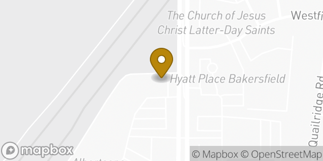 Map showing the location of Subway in Bakersfield, CA 93311