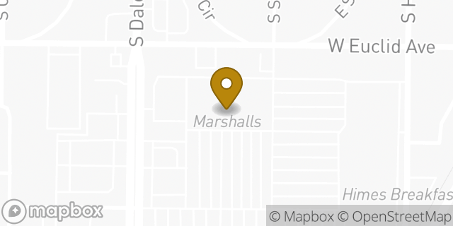 Map showing the location of Marshalls in Tampa, FL 33611