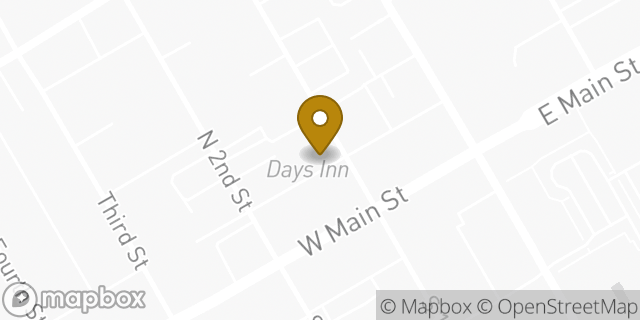 Map showing the location of Days Inn in Alhambra, CA 91801
