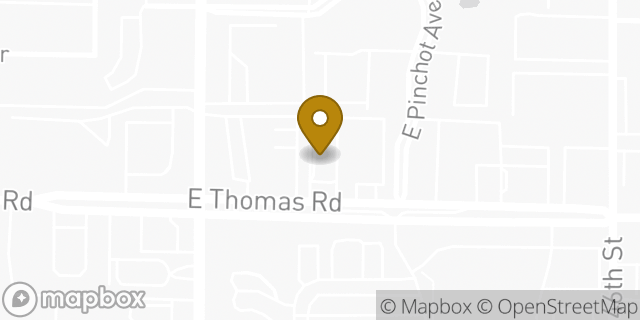 Map showing the location of McDonald's in Phoenix, AZ 85018