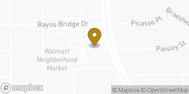 Map showing the location of Papa Johns Pizza in Houston, TX 77096