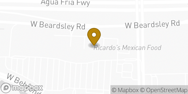Map showing the location of REI in Glendale, AZ 85308