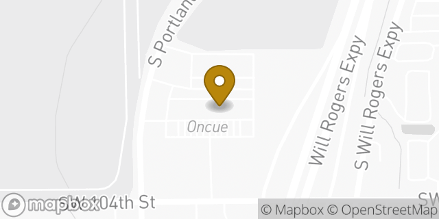 Map showing the location of Amazon Locker - Forseti in Oklahoma City, OK 73159