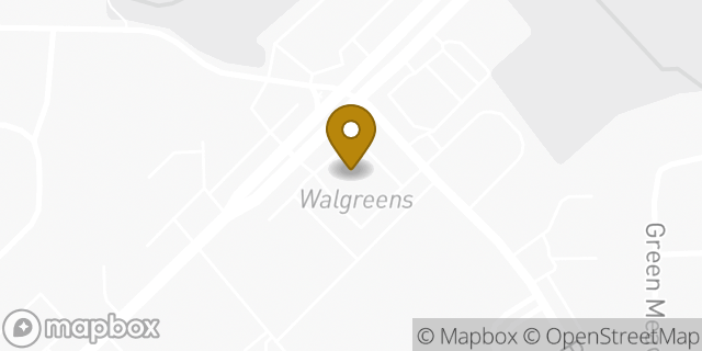 Map showing the location of Walgreens in Colleyville, TX 76034
