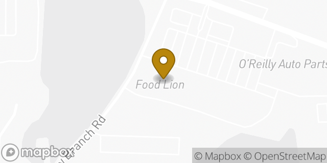 Map showing the location of Food Lion in Walkertown, NC 27051
