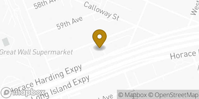 Map showing the location of Amazon Locker - Danube in Corona, NY 11368