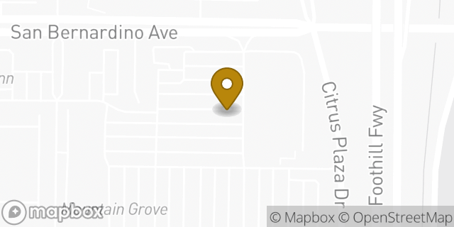 Map showing the location of HomeGoods in Redlands, CA 92374