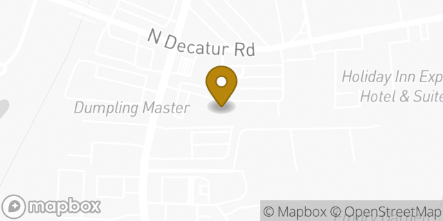 Map showing the location of The UPS Store in Decatur, GA 30033