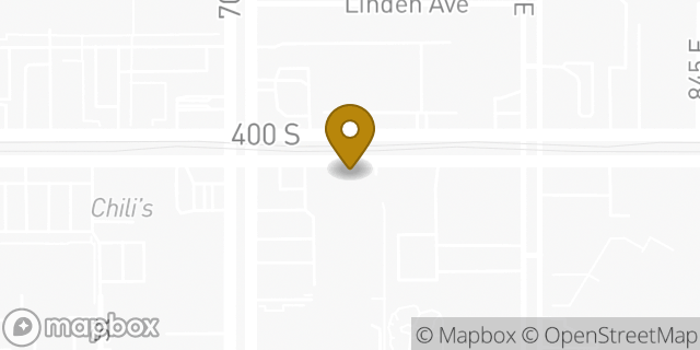 Map showing the location of Chipotle Mexican Grill in Salt Lake City, UT 84102