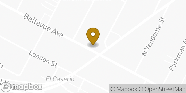Map showing the location of Target in Los Angeles, CA 90026