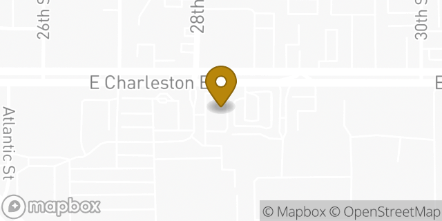 Map showing the location of ATM 7ELEVEN-FCTI in Las Vegas, NV 89104