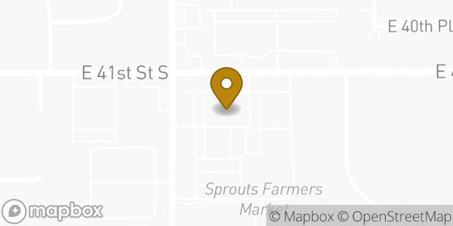 Map showing the location of ATM CVS in Tulsa, OK