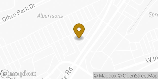 Map showing the location of Little & Poly Webb in Arlington, TX 76016