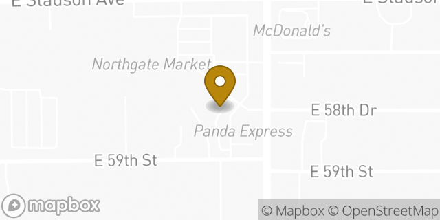 Map showing the location of Starbucks in Los Angeles, CA 90001
