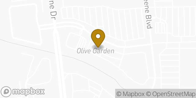 Map showing the location of Olive Garden in Bossier City, LA 71111