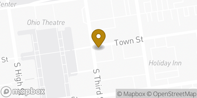 Map showing the location of Subway in Columbus, OH 43215