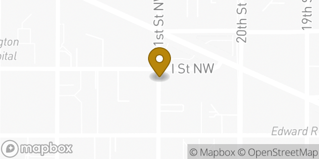 Map showing the location of The UPS Store in Washington, DC 20006