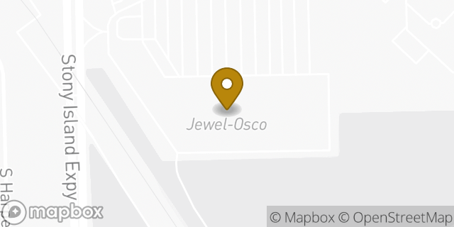 Map showing the location of Starbucks in Chicago, IL 60620